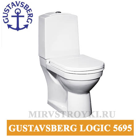 Gustavsberg logic 5695 напольный унитаз