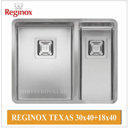 Reginox texas 30x40+18x40